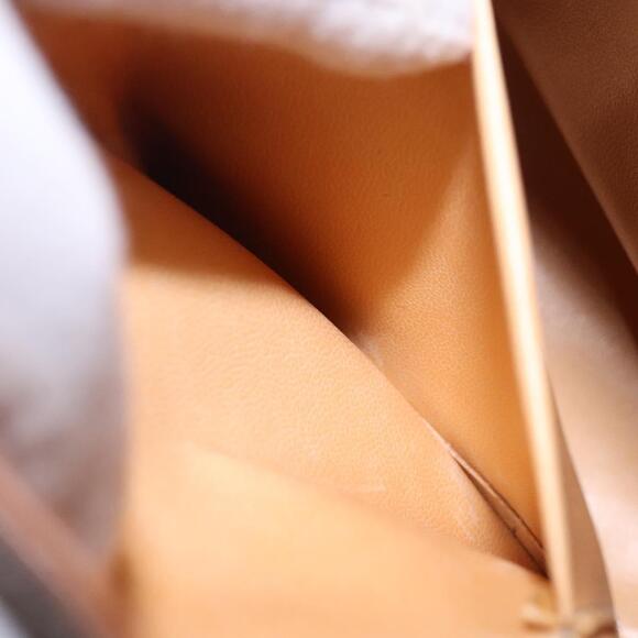 CELINE Macadam Canvas Hand Bag Pvc Leather Brown Gold - Picture 13 of 13